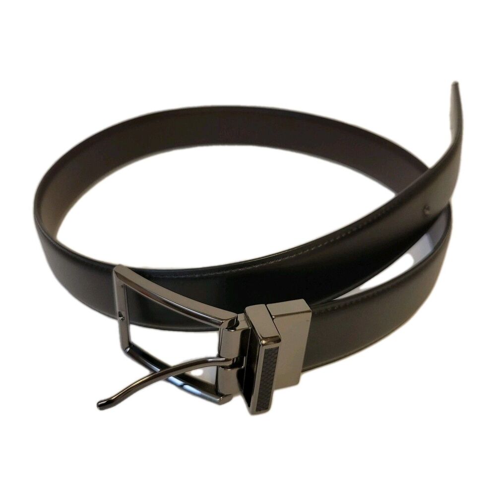 Perry Ellis Leather Black Belt